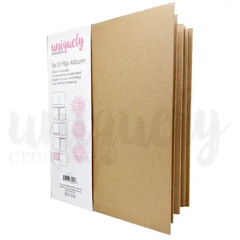 UNIQUELY CREATIVE UNIQUELY CREATIVE 8x10 KRAFT FLIP ALBUM
