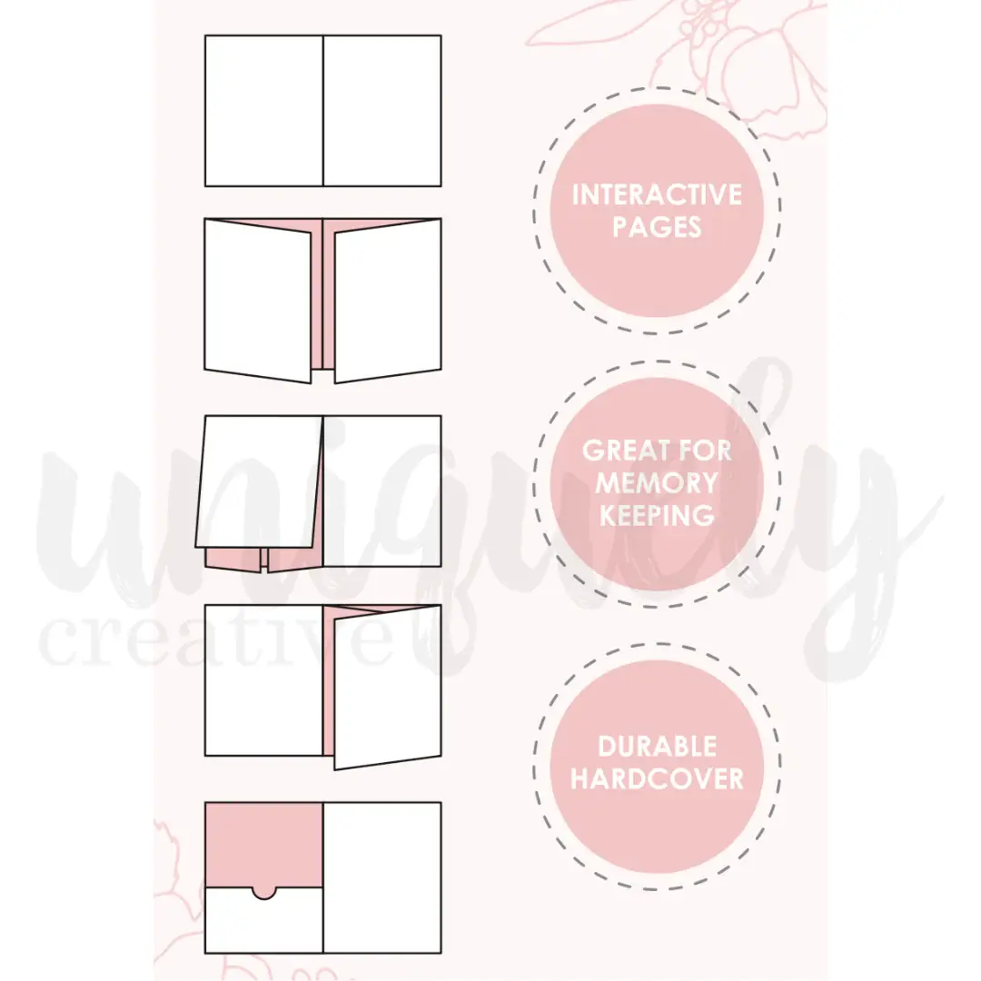 UNIQUELY CREATIVE UNIQUELY CREATIVE 8x10 KRAFT FLIP ALBUM