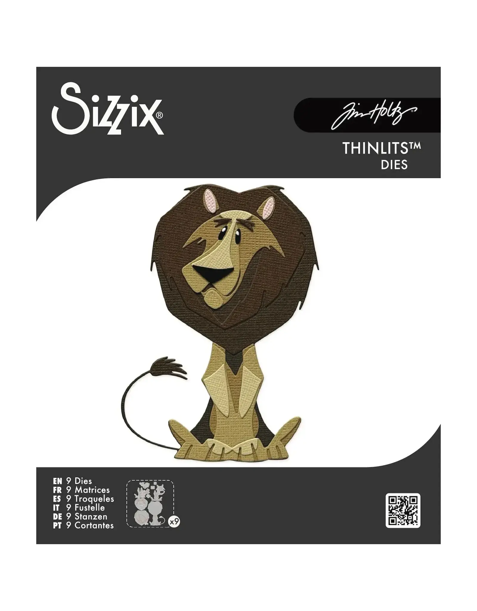 SIZZIX SIZZIX TIM HOLTZ THINLITS HARRISON COLORIZE DIE SET