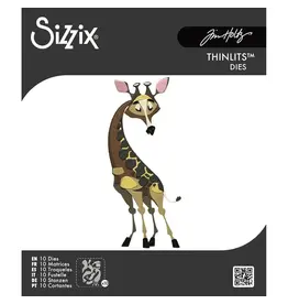 SIZZIX SIZZIX TIM HOLTZ GERTRUDE COLORIZE THINLITS DIE 10PCS
