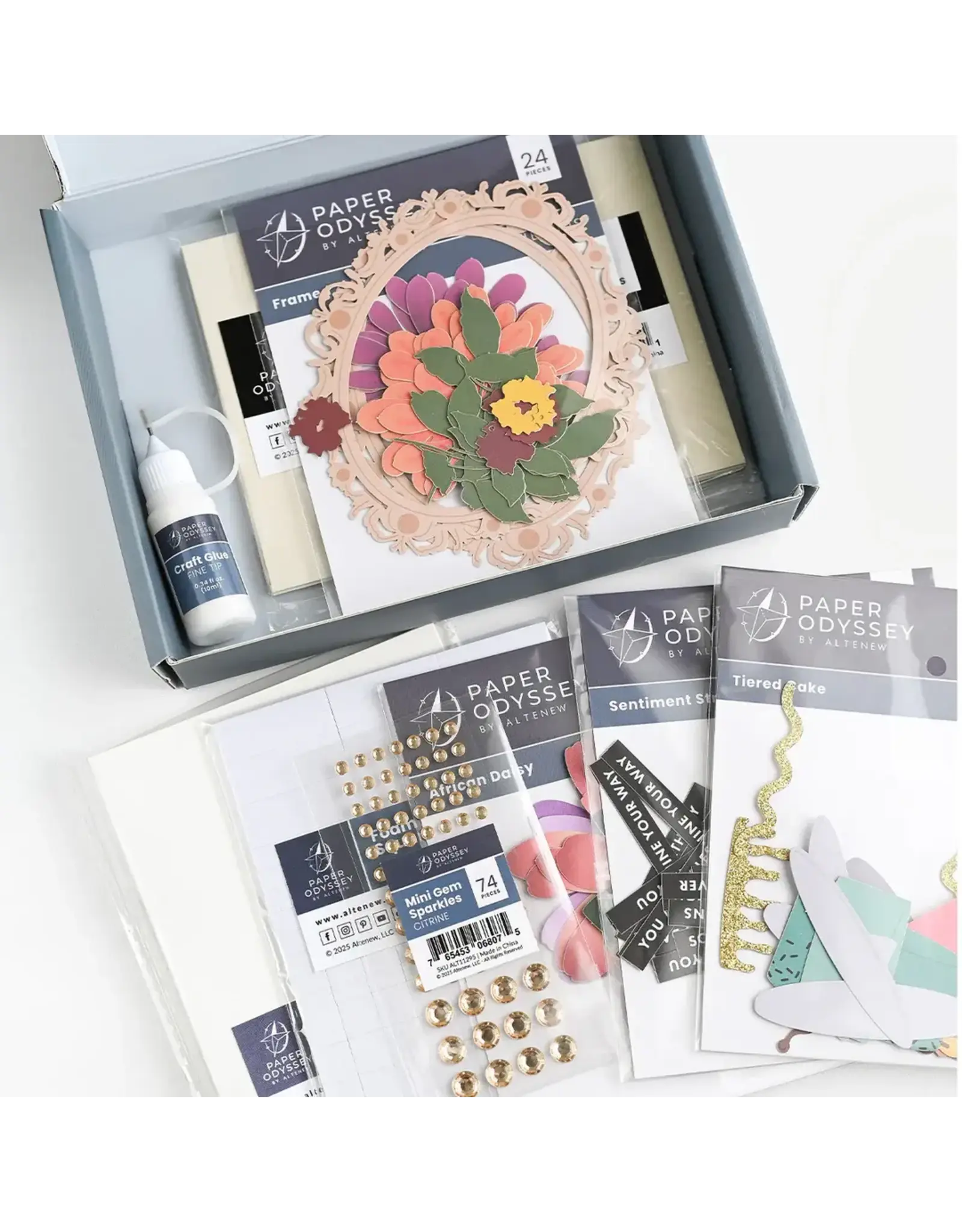 ALTENEW ALTENEW FLORAL ELEGANCE GREETING CARD KIT