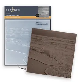 ALTENEW ALTENEW WHISPERING WAVES 3D EMBOSSING FOLDER