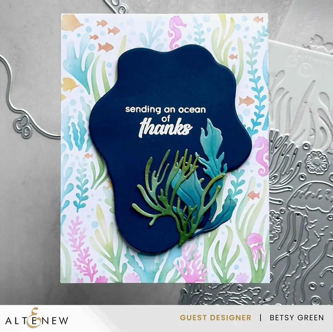 ALTENEW ALTENEW UNDERSEA JAMBOREE STENCIL SET 3/PK