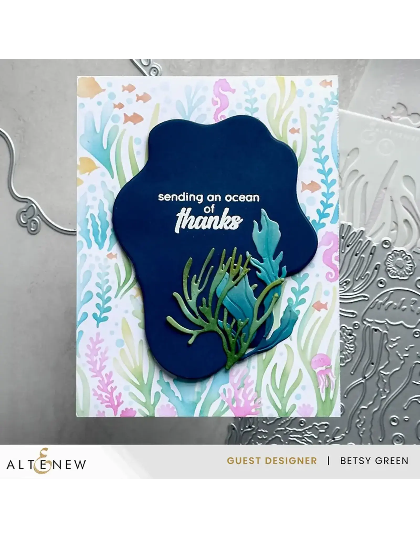 ALTENEW ALTENEW UNDERSEA JAMBOREE STENCIL SET 3/PK