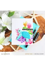 ALTENEW ALTENEW CRAFT YOUR LIFE PROJECT KIT: CORAL REEF WONDERS CLEAR STAMP, STENCIL SET, 3D EMBOSSING FOLDER AND DIE SET BUNDLE
