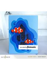 ALTENEW ALTENEW CRAFT YOUR LIFE PROJECT KIT: CORAL REEF WONDERS CLEAR STAMP, STENCIL SET, 3D EMBOSSING FOLDER AND DIE SET BUNDLE