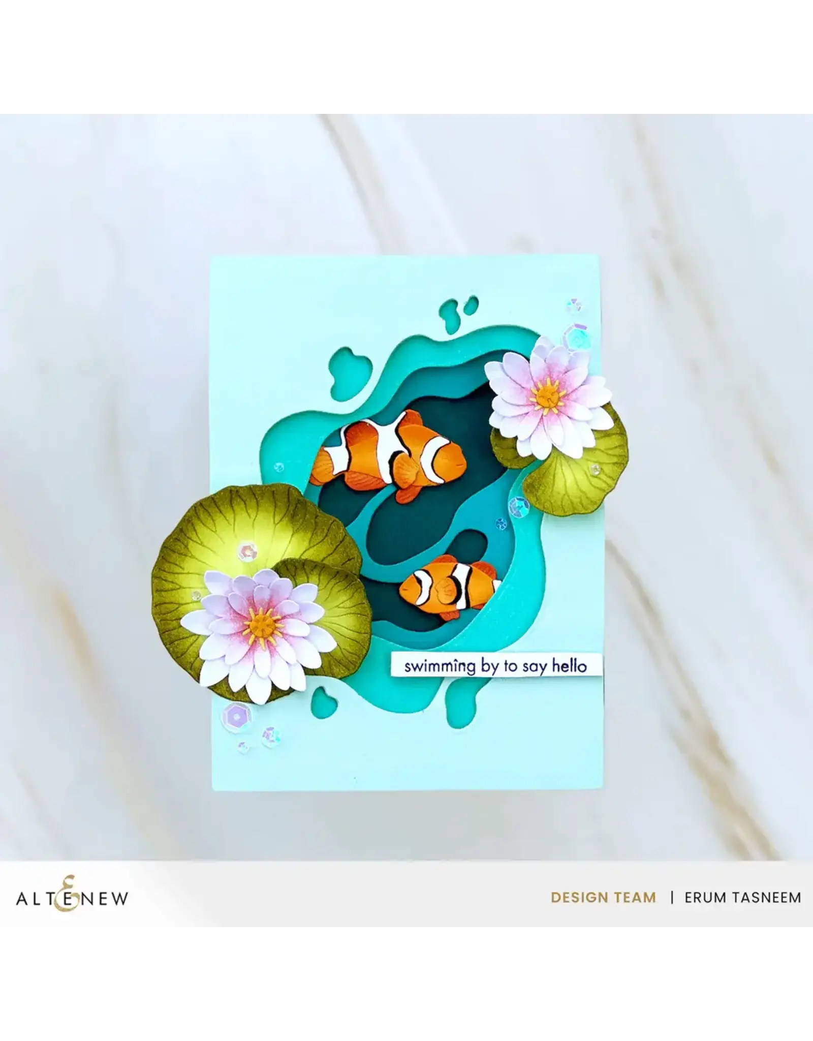 ALTENEW ALTENEW POND LILIES LAYERING DIE SET