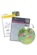 ALTENEW ALTENEW LILYPAD DREAMS 3D EMBOSSING FOLDER AND STENCIL SET BUNDLE