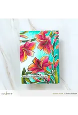 ALTENEW ALTENEW BUILD-A-GARDEN LEANING LILY CLEAR STAMP, DIE SET AND STENCIL SET BUNDLE