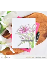 ALTENEW ALTENEW BUILD-A-GARDEN LEANING LILY CLEAR STAMP, DIE SET AND STENCIL SET BUNDLE