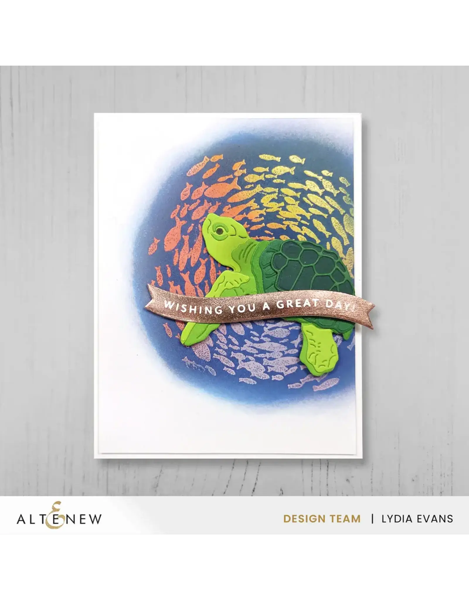 ALTENEW ALTENEW ONE-GO: SOLID SENTIMENT BANNERS DIE