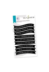 ALTENEW ALTENEW ONE-GO: SOLID SENTIMENT BANNERS CLEAR STAMP SET