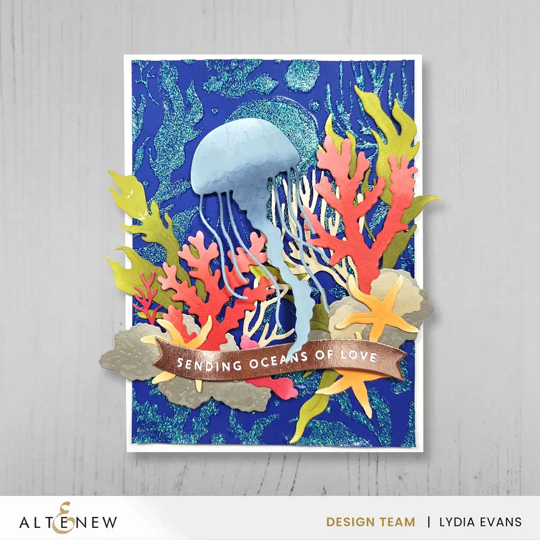 ALTENEW ALTENEW ONE-GO: SOLID SENTIMENT BANNERS CLEAR STAMP SET