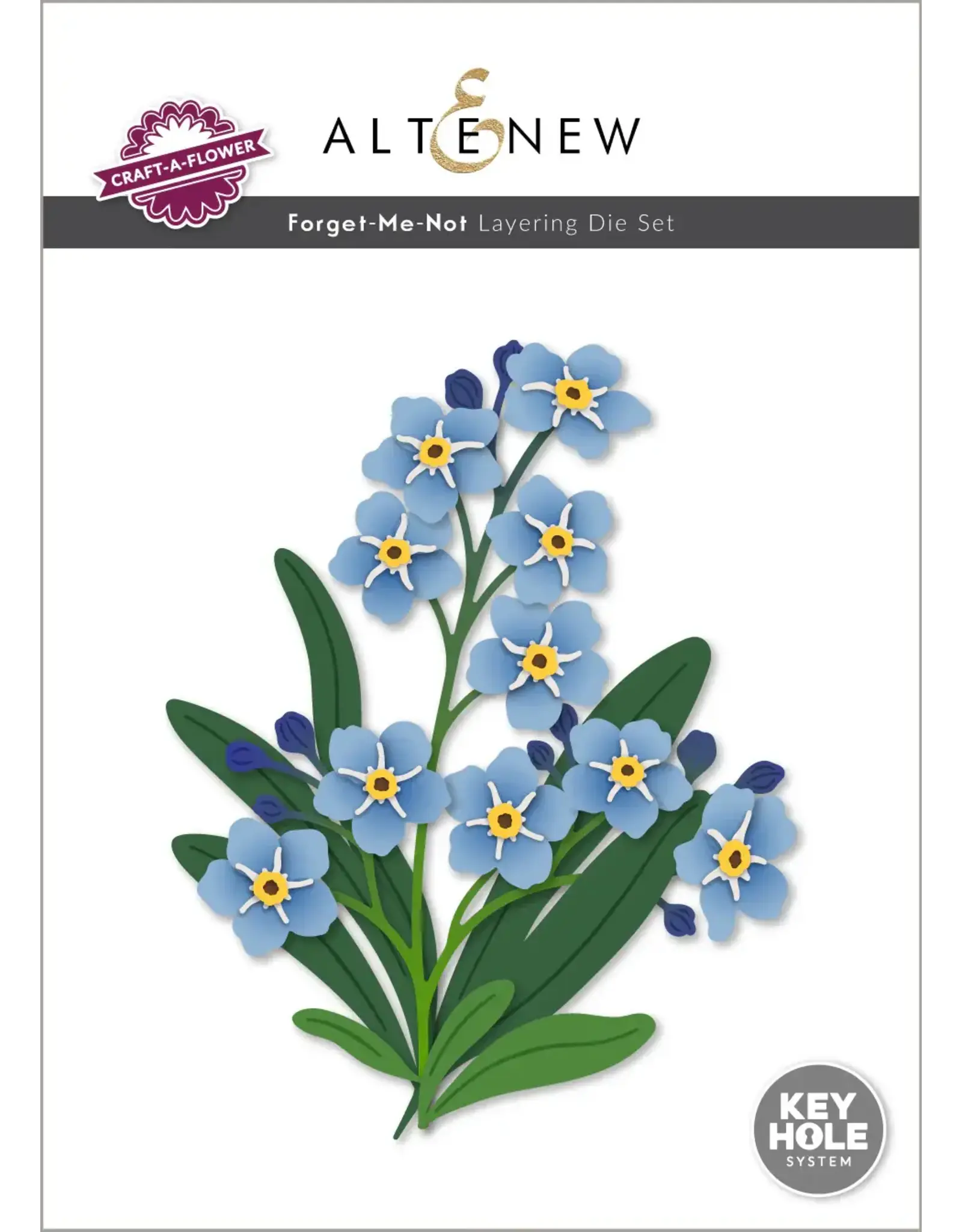 ALTENEW ALTENEW CRAFT-A-FLOWER: FORGET-ME-NOT LAYERING DIE SET