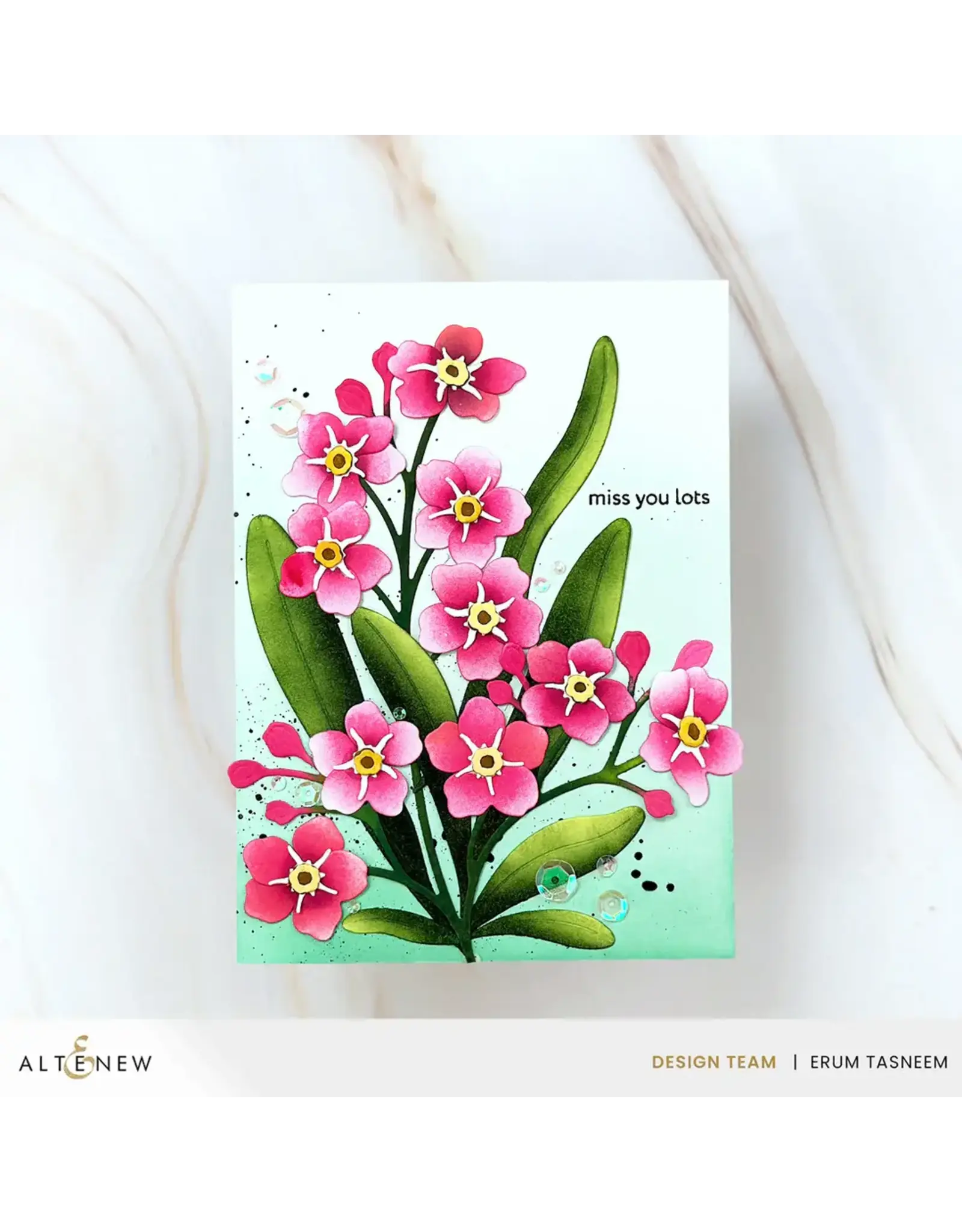 ALTENEW ALTENEW CRAFT-A-FLOWER: FORGET-ME-NOT LAYERING DIE SET