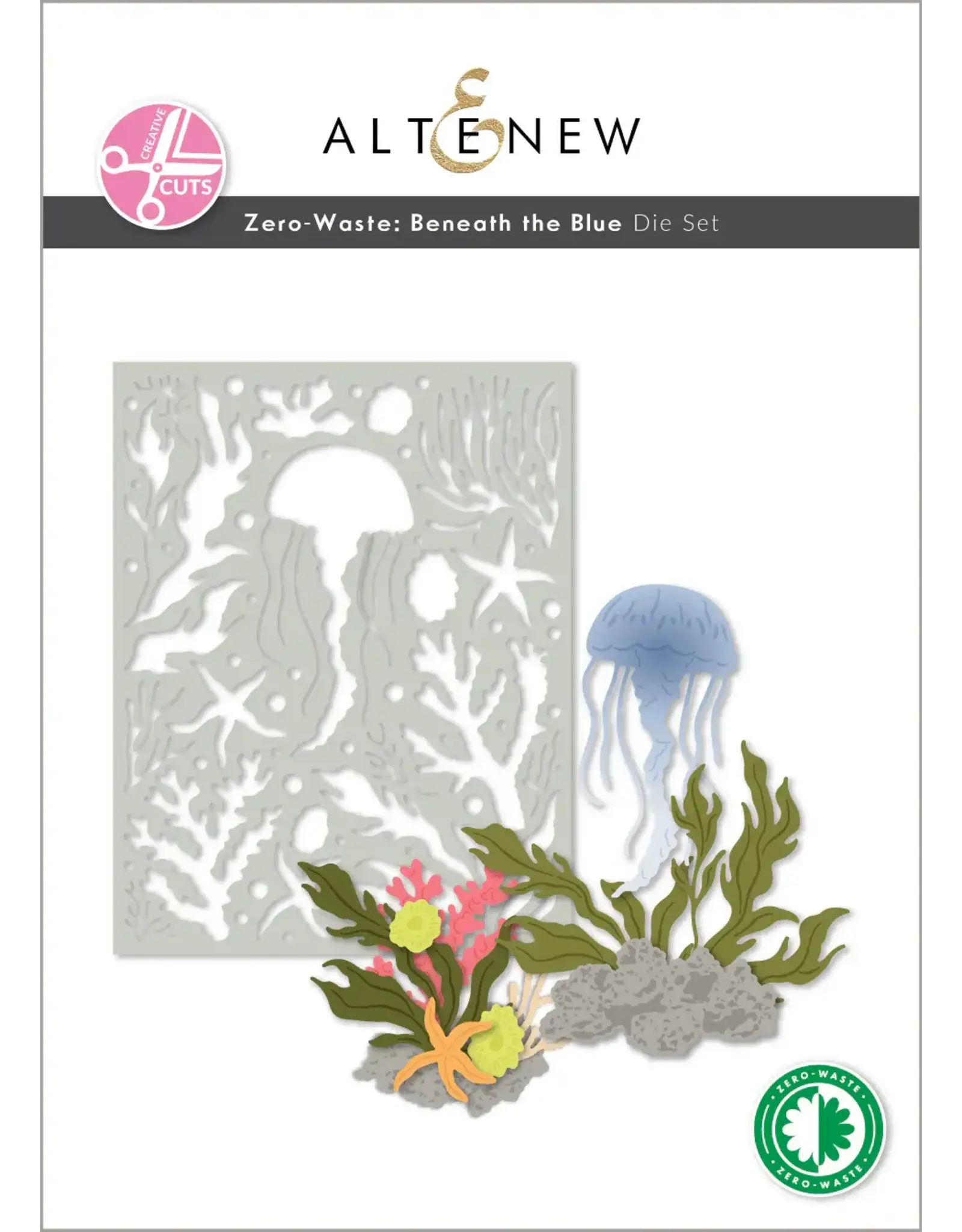 ALTENEW ALTENEW CREATIVE CUTS: ZERO-WASTE BENEATH THE BLUE DIE SET