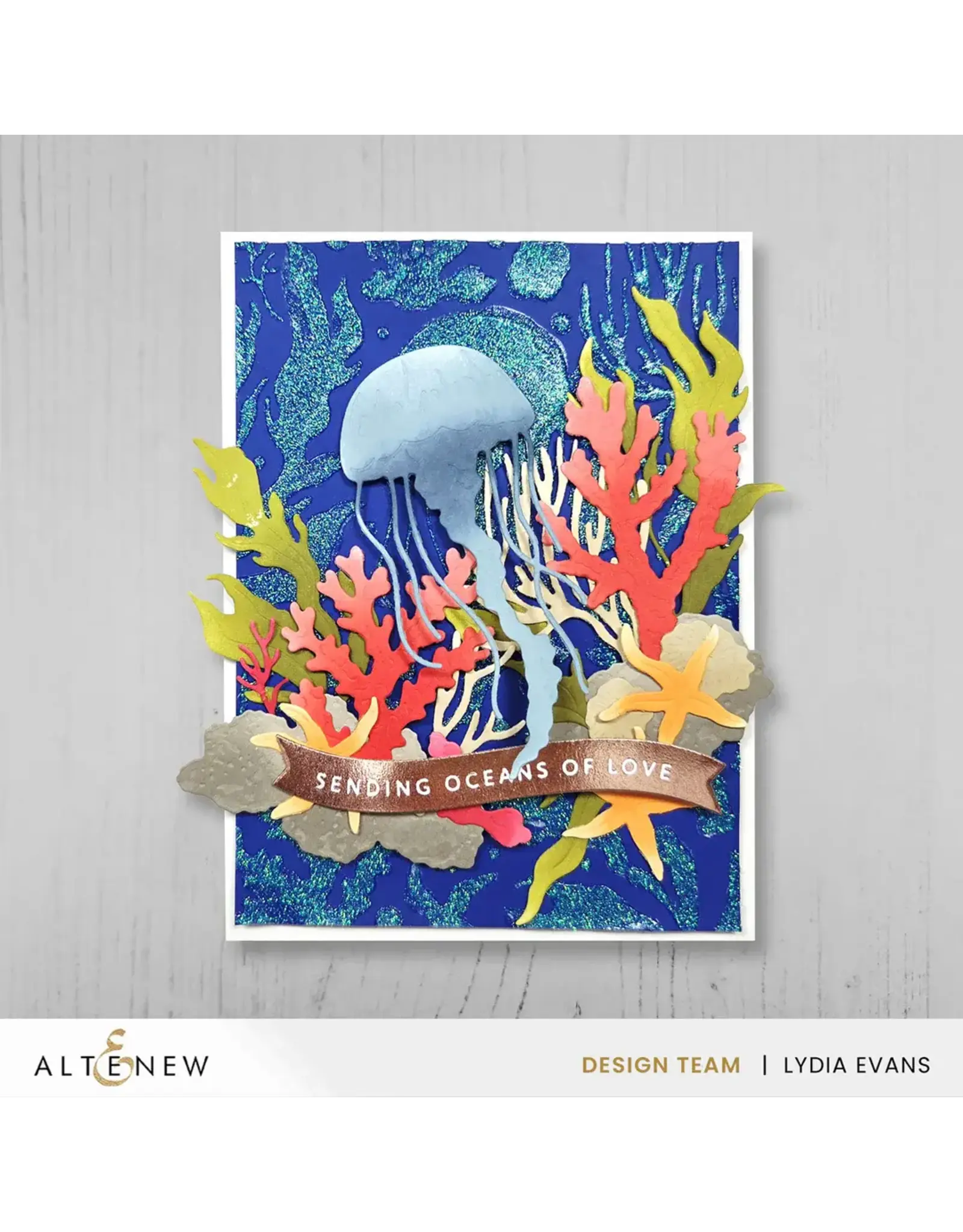 ALTENEW ALTENEW CREATIVE CUTS: ZERO-WASTE BENEATH THE BLUE DIE SET