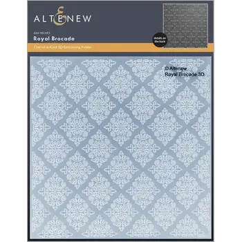 ALTENEW ALTENEW ROYAL BROCADE ONE-OF-A-KIND 3D EMBOSSING FOLDER