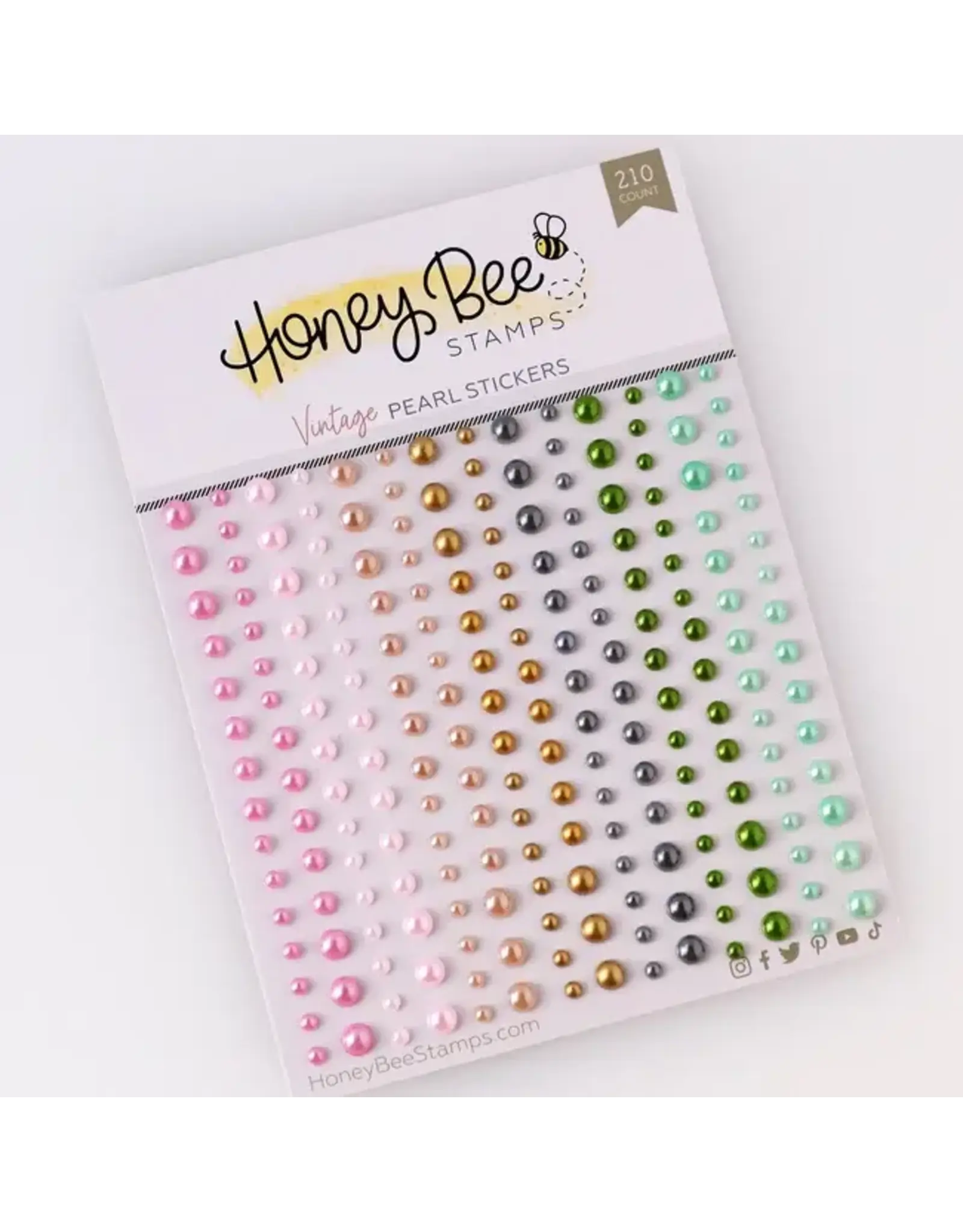 HONEY BEE HONEY BEE STAMPS VINTAGE PEARL STICKERS