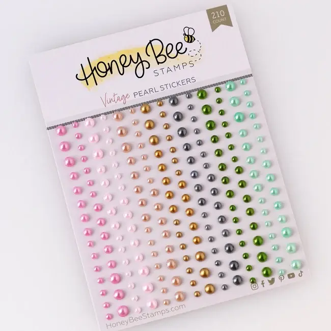 HONEY BEE HONEY BEE STAMPS VINTAGE PEARL STICKERS