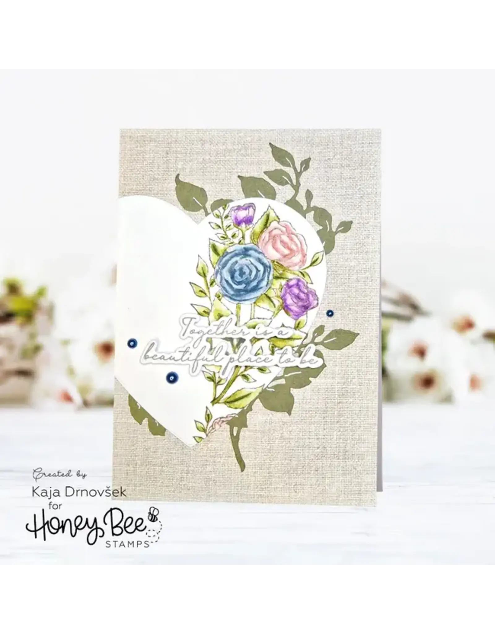HONEY BEE HONEY BEE STAMPS VINTAGE PEARL STICKERS