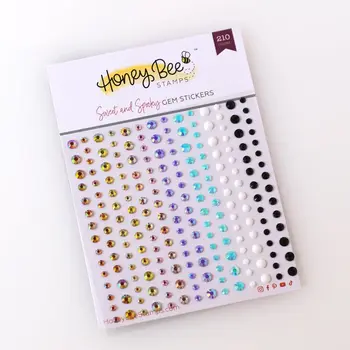 HONEY BEE STAMPS HONEY BEE STAMPS SWEET AND SPOOKY GEM STICKERS