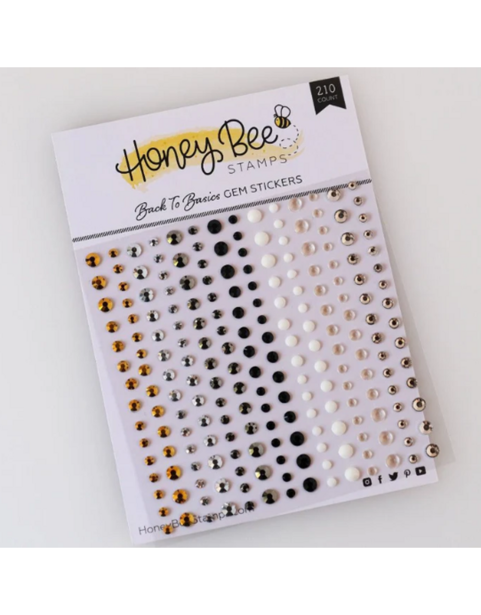 HONEY BEE HONEY BEE BACK TO BASICS GEM STICKERS