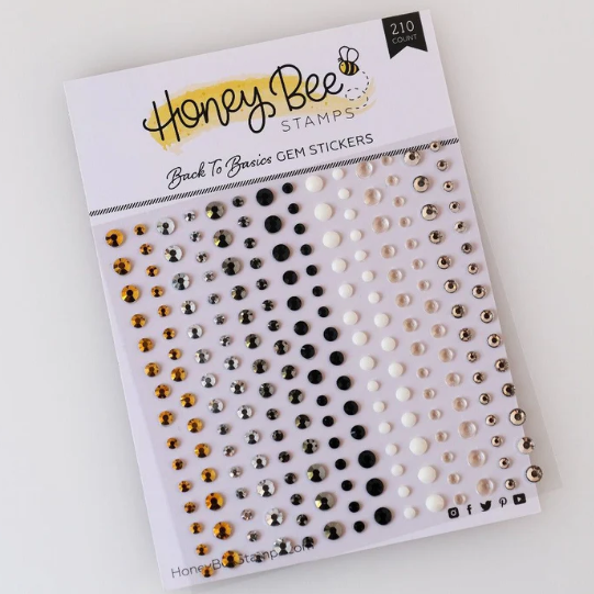 HONEY BEE STAMPS HONEY BEE BACK TO BASICS GEM STICKERS