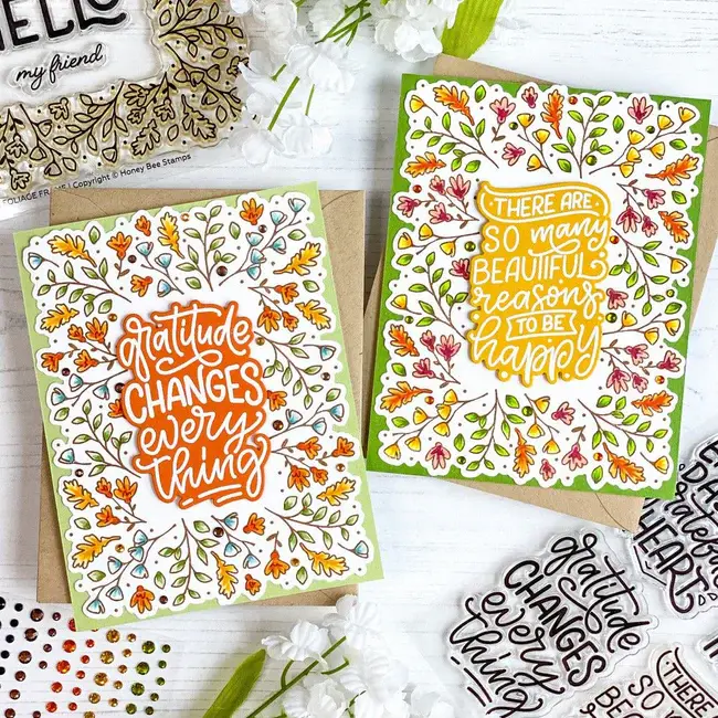 HONEY BEE STAMPS HONEY BEE STAMPS GRAIN AND GRUNGE GEM STICKERS