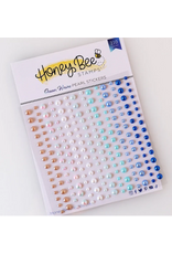 HONEY BEE HONEY BEE STAMPS OCEAN WAVES PEARL STICKERS