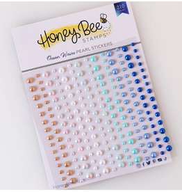 HONEY BEE HONEY BEE STAMPS OCEAN WAVES PEARL STICKERS
