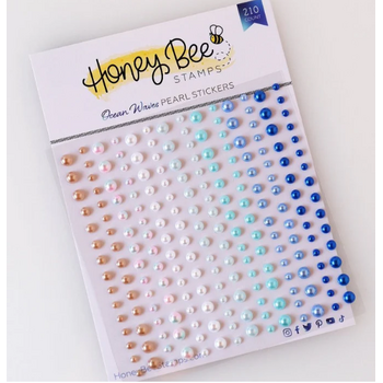 HONEY BEE STAMPS HONEY BEE STAMPS OCEAN WAVES PEARL STICKERS
