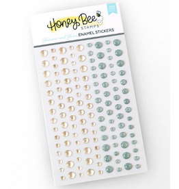 HONEY BEE HONEY BEE STAMPS SHIMMER AND SHINE ENAMEL STICKERS