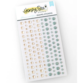 HONEY BEE STAMPS HONEY BEE STAMPS SHIMMER AND SHINE ENAMEL STICKERS