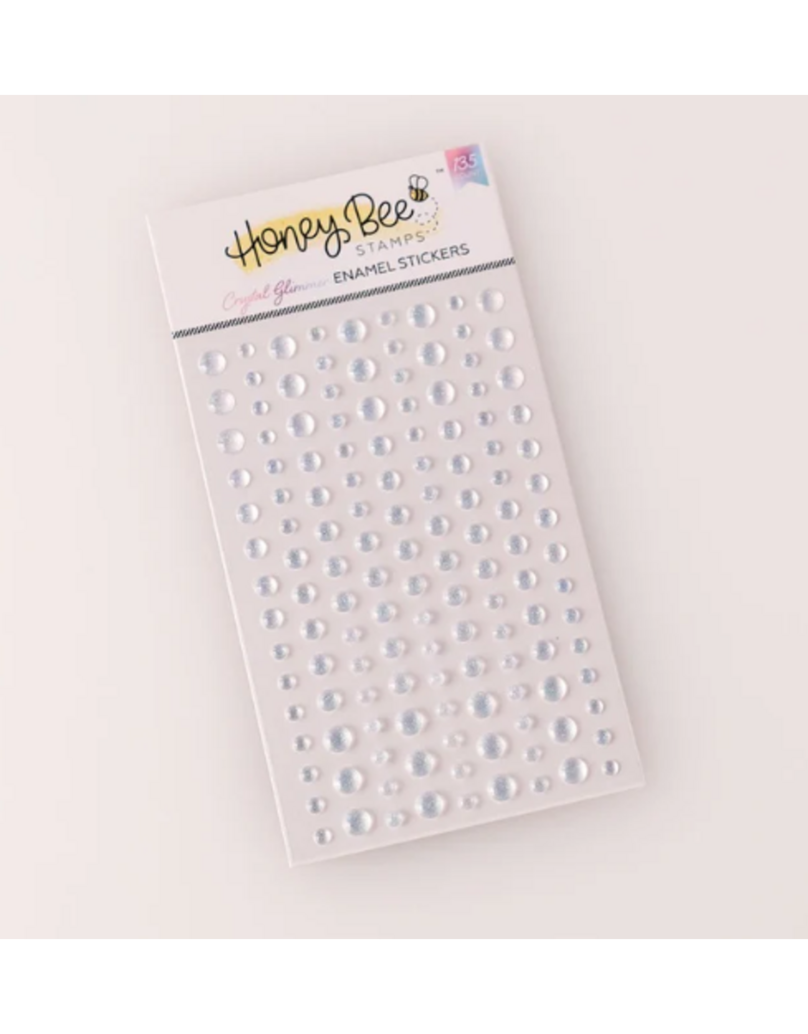HONEY BEE HONEY BEE STAMPS CRYSTAL GLIMMER ENAMEL STICKERS