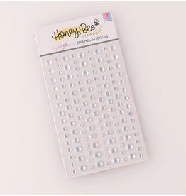 HONEY BEE HONEY BEE STAMPS CRYSTAL GLIMMER ENAMEL STICKERS
