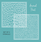 HONEY BEE STAMPS HONEY BEE STAMPS ANIMAL PRINTS 6x6 BACKGROUND STENCIL SET 2/PK