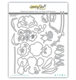 HONEY BEE HONEY BEE STAMPS LOVELY LAYERS: MINI SPRING FLORALS DIE SET