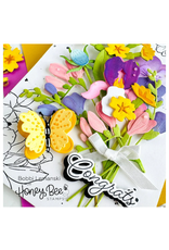 HONEY BEE HONEY BEE STAMPS LOVELY LAYERS: MINI SPRING FLORALS DIE SET