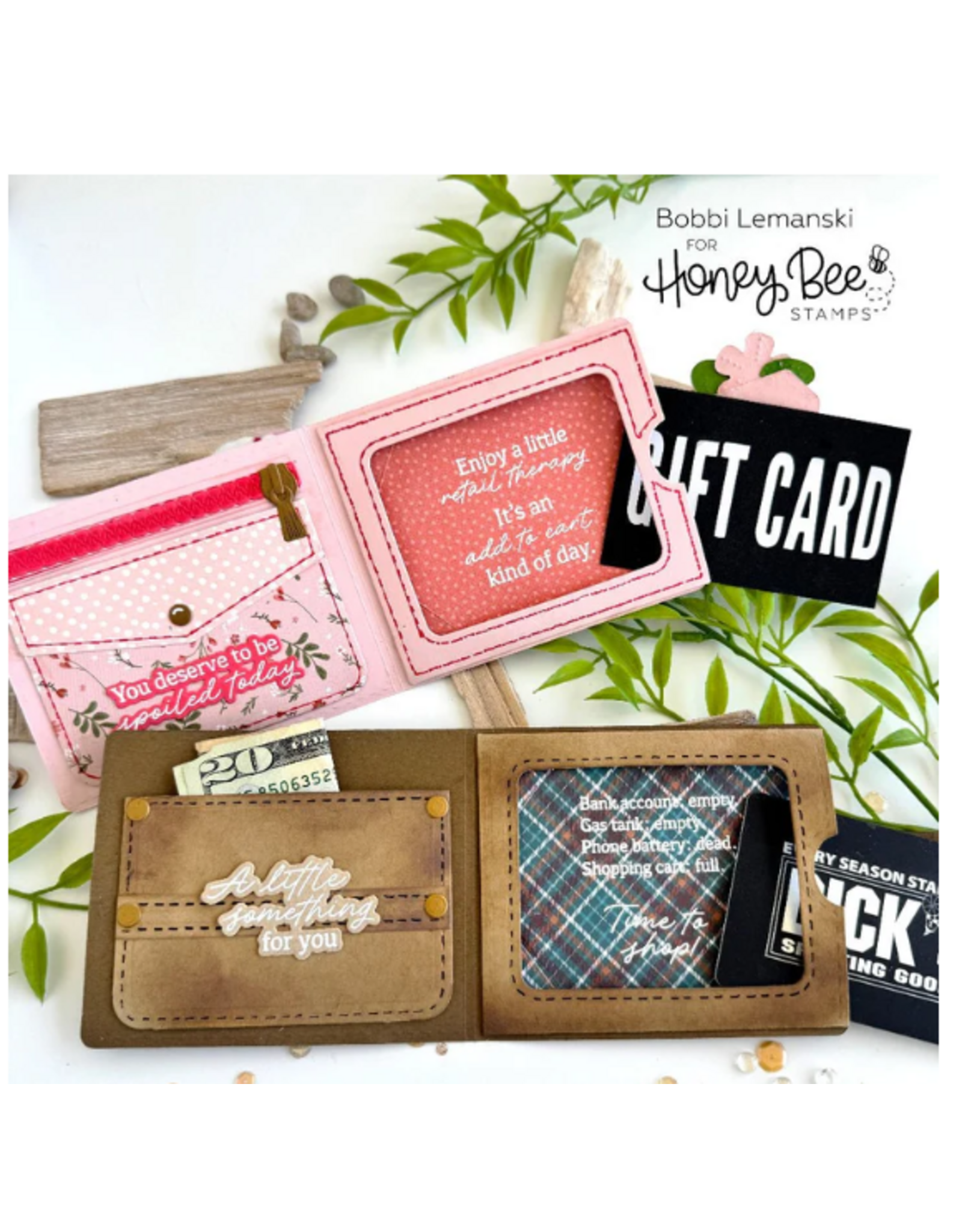 HONEY BEE HONEY BEE STAMPS LOVELY LAYERS: WALLET DIE SET