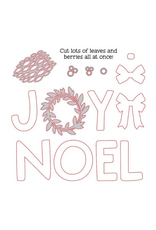 HONEY BEE HONEY BEE STAMPS JOY NOEL WREATH DIE SET
