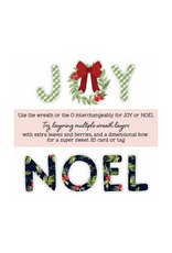 HONEY BEE HONEY BEE STAMPS JOY NOEL WREATH DIE SET