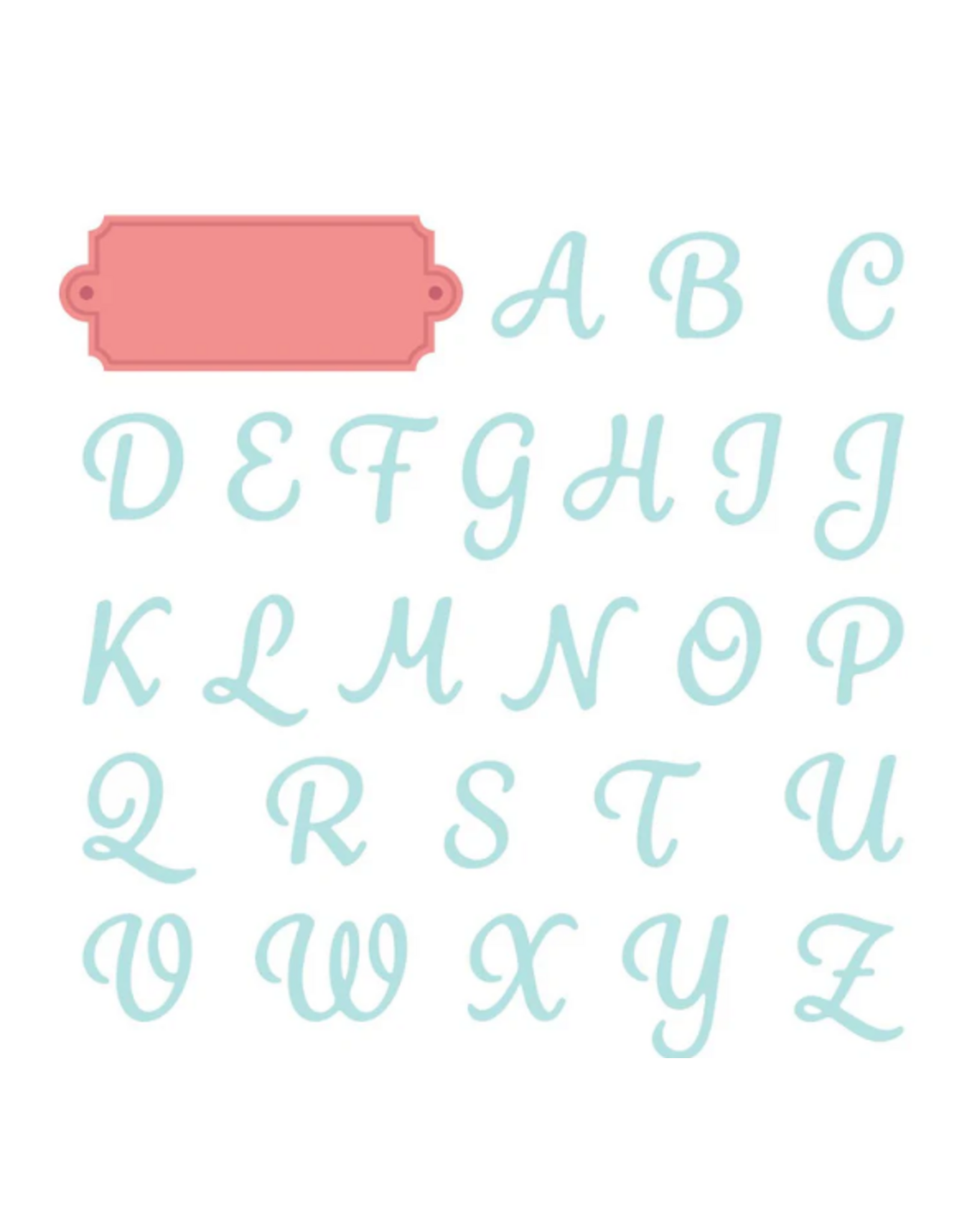 HONEY BEE HONEY BEE STAMPS SCRIPT MONOGRAM DIE SET