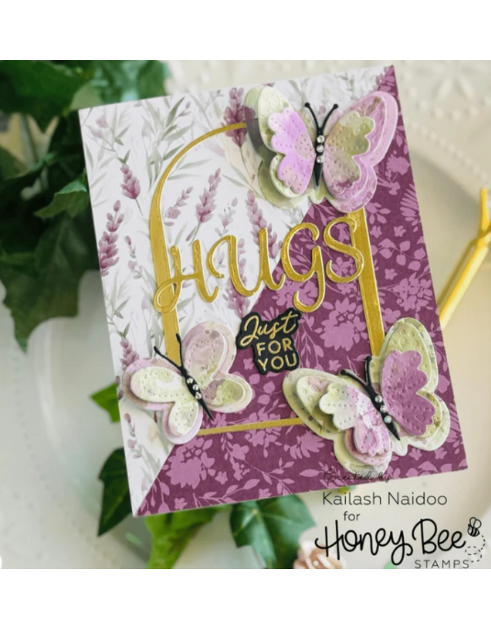 HONEY BEE HONEY BEE STAMPS SCRIPT MONOGRAM DIE SET