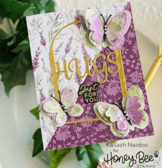 HONEY BEE STAMPS HONEY BEE STAMPS SCRIPT MONOGRAM DIE SET