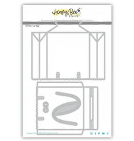 HONEY BEE HONEY BEE STAMPS 3D POP-UP BAG DIE SET