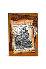 AALL & CREATE AALL & CREATE AUTOUR DE MWA #1455 ENJOY THE RIDE A6 CLEAR STAMP SET