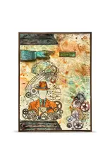 AALL & CREATE AALL & CREATE AUTOUR DE MWA #1456 FACELESS TIME A6 CLEAR STAMP SET