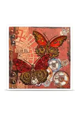 AALL & CREATE AALL & CREATE AUTOUR DE MWA #1457 GEARLIGHT GLOW A6 CLEAR STAMP SET