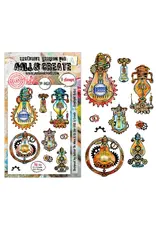 AALL & CREATE AALL & CREATE AUTOUR DE MWA #1458 COGLIGHT RELICS A6 CLEAR STAMP SET